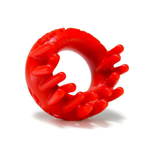 Oxballs Cock Ring Mit Clit Stimulator - Rot