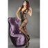 Catsuit aus Netzmaterial in Schwarz_
