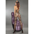 Catsuit aus Netzmaterial in Schwarz_