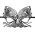 EasyToys – Durchbrochene venezianische Maske in Schwarz_