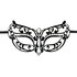 EasyToys – Durchbrochene Maske aus Metall in Schwarz_
