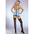 Leyla Corsage + Slip - blau_