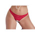 Spitzen Stringtanga mit roten Perlen_