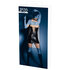 Leder Minikleid schwarz_