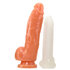 Real Boy Kit - Cock Sheath Extender Thin - Clear + Penishülle und Dildo Duo_