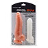 Real Boy Kit - Cock Sheath Extender Thin - Clear + Penishülle und Dildo Duo_