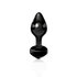 Buttplug aus Glas Icicles No 44 in Schwarz_