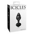 Buttplug aus Glas Icicles No 44 in Schwarz_