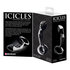 Buttplug aus Glas Icicles No 46 in Schwarz_