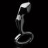 Buttplug aus Glas Icicles No 46 in Schwarz_