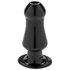 Glatter und hohler Buttplug in Schwarz_