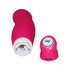 Vibrator mit runder Spitze und Wellen in Pink_