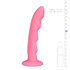 Strap-on Dildo aus Silikon in Pink_