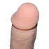 Realistischer Vibrator (23,5 cm) mit Hoden_