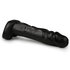 All Black Realistischer Dildo 22 cm in Schwarz_