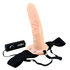 Realistischer, hohler Strap-on Vibrator – Hautfarben_