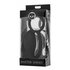 Master Series – Buttplug aus Silikon mit Penisring_