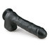 Realistischer schwarzer Dildo - 29,5 cm_