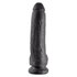 King Cock 23 cm Dildo mit Hoden Schwarz_