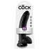 King Cock 23 cm Dildo mit Hoden Schwarz_