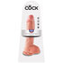 King Cock 25 cm Dildo mit Hoden - Hautfarben_