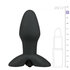 Vibrierender Buttplug aus Silikon_