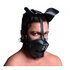 Puppy Play Maske Mit Ballknebel - Schwarz_