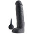 King Cock Spritzender Dildo 30 cm - Schwarz_