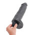 King Cock Spritzender Dildo 30 cm - Schwarz_