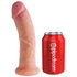 King Cock Plus 8, Realistischer Dildo, 20 cm - Fleischfarben_