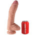 King Cock Plus, Realistischer Dildo 25 cm - Fleischfarben_