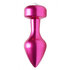 Solitaire Gem Accented Aluminium Analplug_