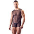 Body aus transparentem Powernet_