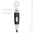 Pixey Mini Wand Vibrator - Schwarz_