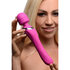 Wirbelnder Vibrator 2 in 1 Dual Massagestab_