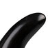 Gebogener Analdildo in Schwarz 13 cm_