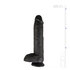 King Cock 25 cm Dildo mit Hoden Schwarz_