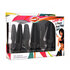 All Black – 3-teiliges Buttplug-Set_