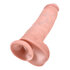 King Cock 27,5 cm Dildo mit Hoden_