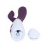 Ovo K2 Rabbit Vibrator Blackberry/White_