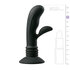Schwarzer Vibrator aus Silikon_
