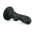 Schwarzer Vibrator aus Silikon_