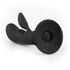 Schwarzer Vibrator aus Silikon_