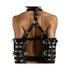 Bondage Zwangsjacke aus Leder mit Schlössern_