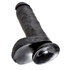 King Cock 20 cm Dildo mit Hoden Schwarz_