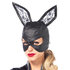 Bunny-Maske aus Kunstleder - Schwarz_