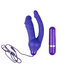 Doppelter realistischer Vibrator - Lila_