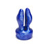 Oxballs hohler Buttplug mit Bunny-Ohren - Blau_