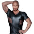 Wetlook Shirt Mit Transparenten Einsätzen_