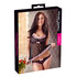 Babydoll-Set in Schwarz mit Pink_